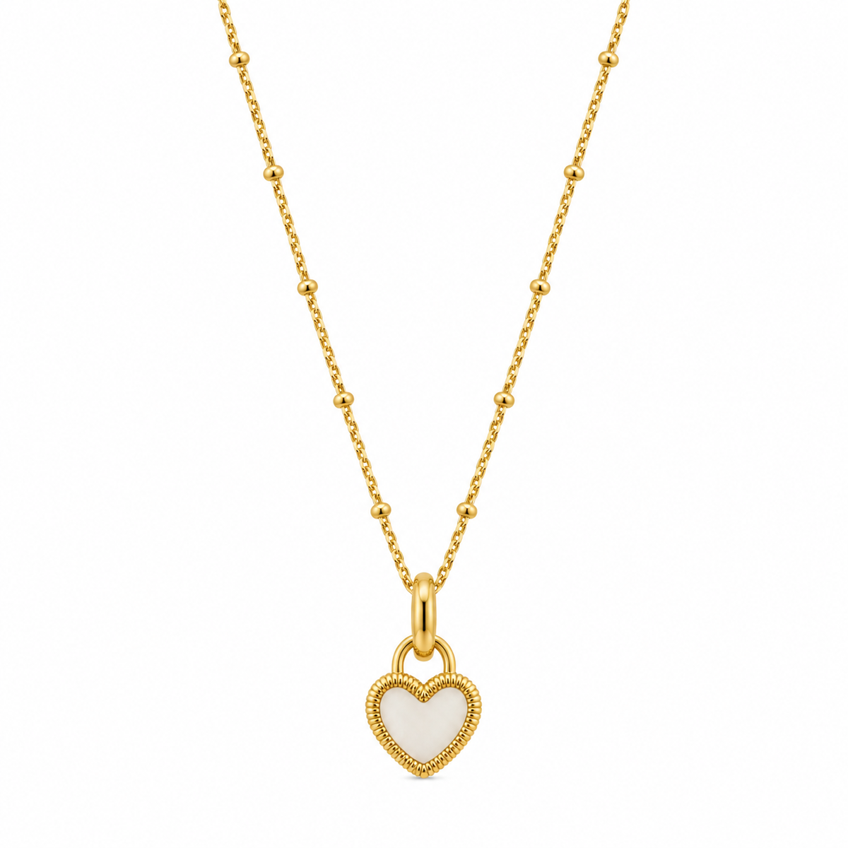 HATTIE Heart Necklace- 18K Gold Plated