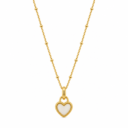 HATTIE Heart Necklace- 18K Gold Plated