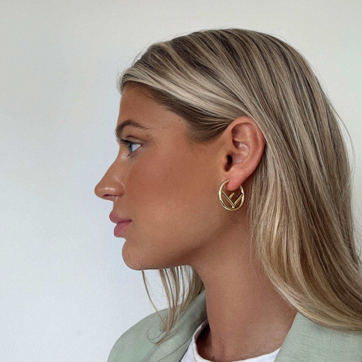 Gold Huggie Hoop Earrings - Marlow