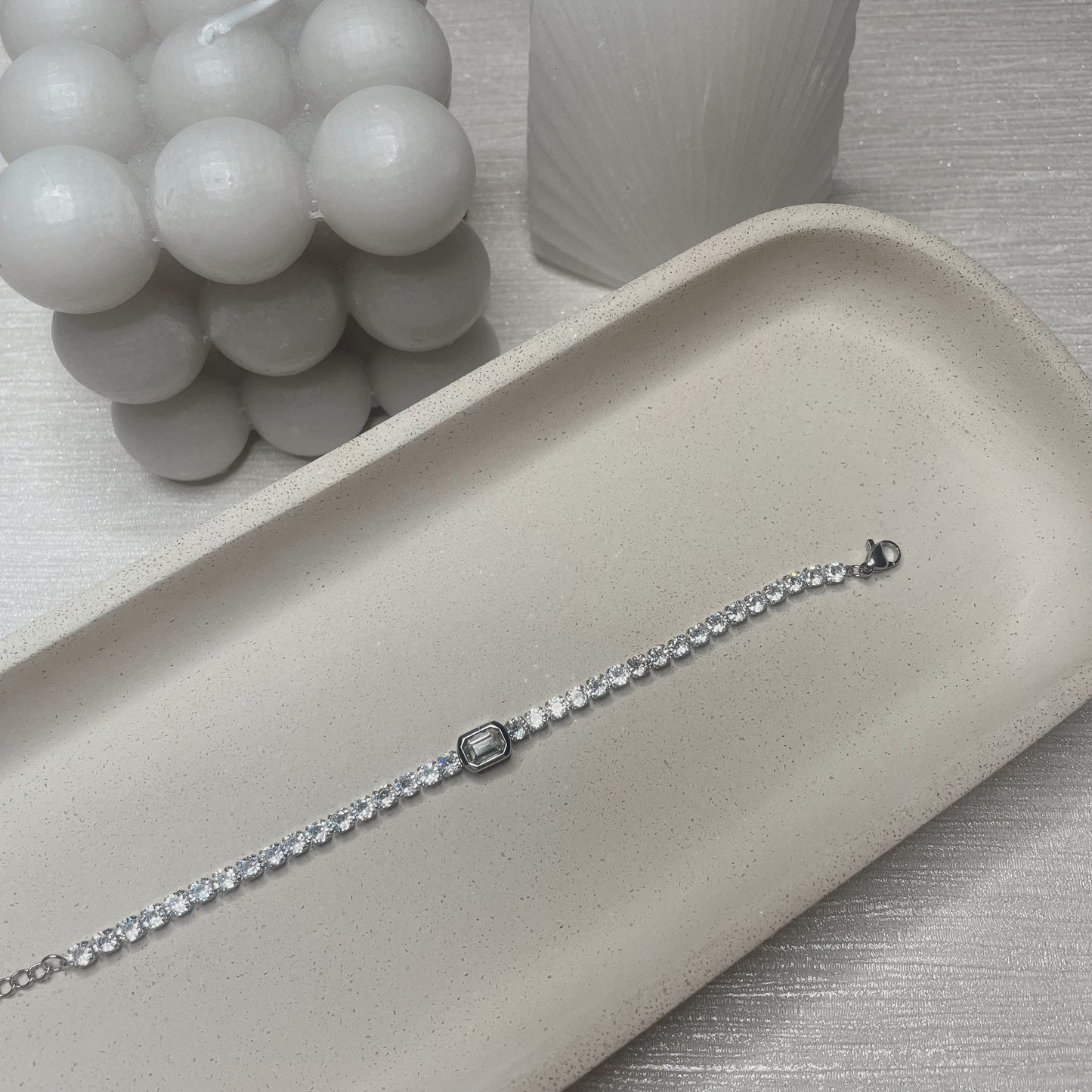 FLORENCE Tennis Bracelet- 925 Silver