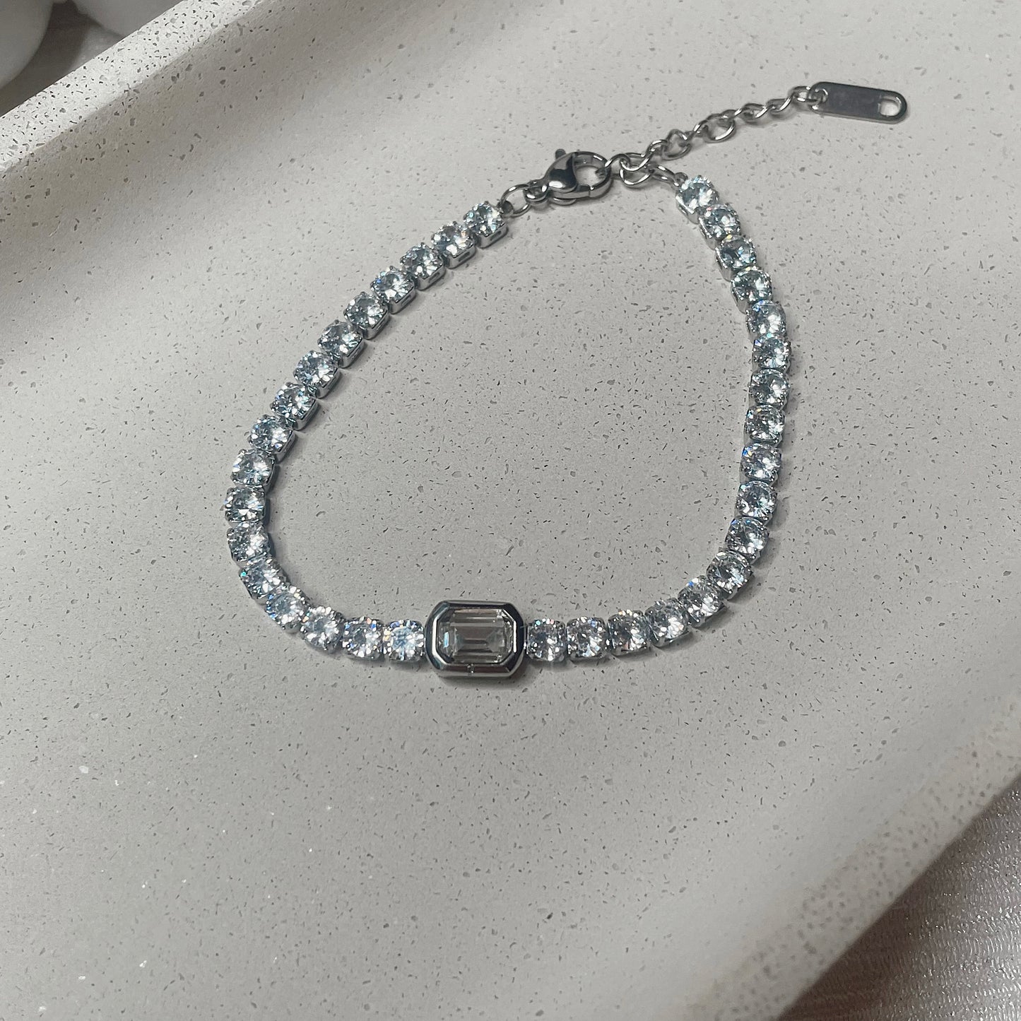 FLORENCE Tennis Bracelet- 925 Silver